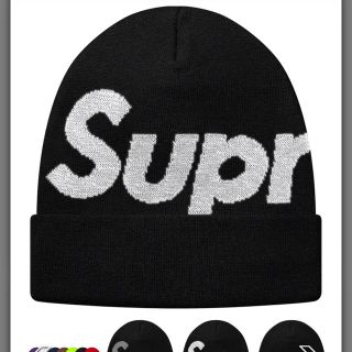 シュプリーム(Supreme)の18ss Supreme Big Logo Beanie (ニット帽/ビーニー)