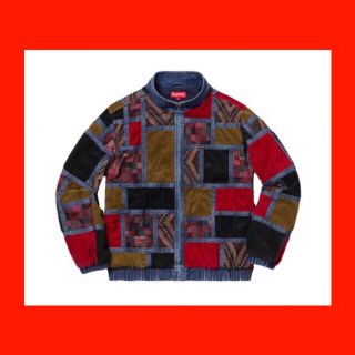 シュプリーム(Supreme)の原価割れ！corduroy patchwork denim jacket(Gジャン/デニムジャケット)