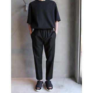 アクネ(ACNE)の acne studios アクネ スラックス 黒 44 クロップド丈 美品(スラックス)