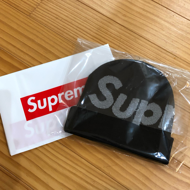 【新品】supreme ビッグロゴ ビーニー