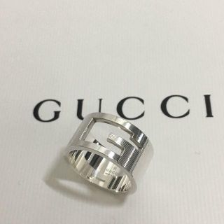 グッチ(Gucci)の【グッチ GUCCI】Gリング SV925 18号 メンズ(リング(指輪))