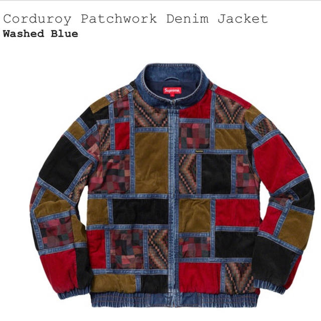 Supreme Corduroy Patchwork Denim Jacket