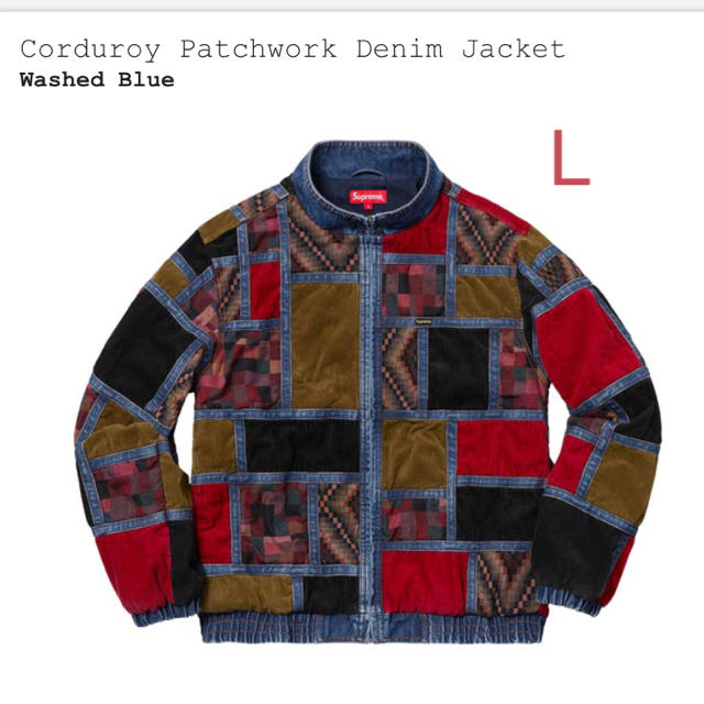 supreme Corduroy Patchwork Denim Jacket