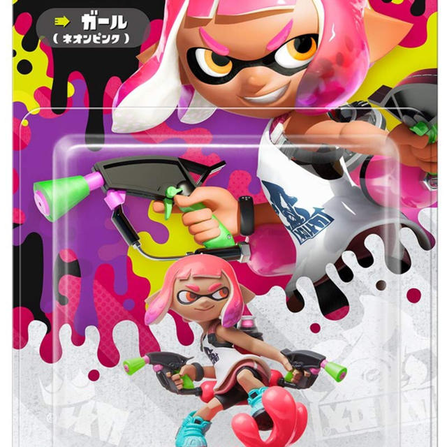 任天堂(ニンテンドウ)のamiibo ガール【ネオンピンク】 (スプラトゥーンシリーズ) エンタメ/ホビーのフィギュア(ゲームキャラクター)の商品写真