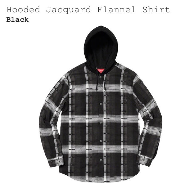 Supreme hooded jacquard flannel shirt 1