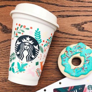 スターバックスコーヒー(Starbucks Coffee)の海外スタバ限定 クリスマス リユーザブルカップ(タンブラー)