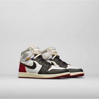 ナイキ(NIKE)の27cm union air jordan 1 ブラック(スニーカー)