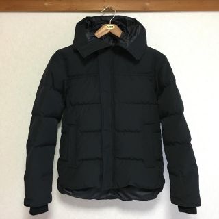 カナダグース(CANADA GOOSE)の《新品同様》カナダグース マクミラン パーカー ブラックラベル 黒 XS メンズ(ダウンジャケット)