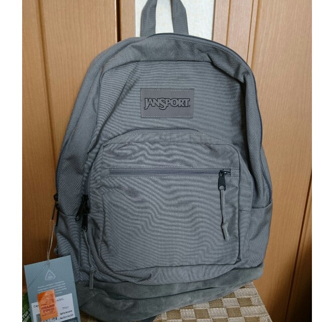 JANSPORT(ジャンスポーツ)のMilky様専用【新品未使用】JANSPORT ジャンスポ リュック グレー メンズのバッグ(バッグパック/リュック)の商品写真