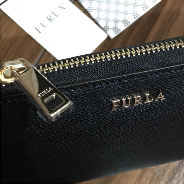 Furla(フルラ)の新品★フルラ FURLA バビロンラウンドファスナーレザー長財布 ブラック 黒 メンズのファッション小物(長財布)の商品写真