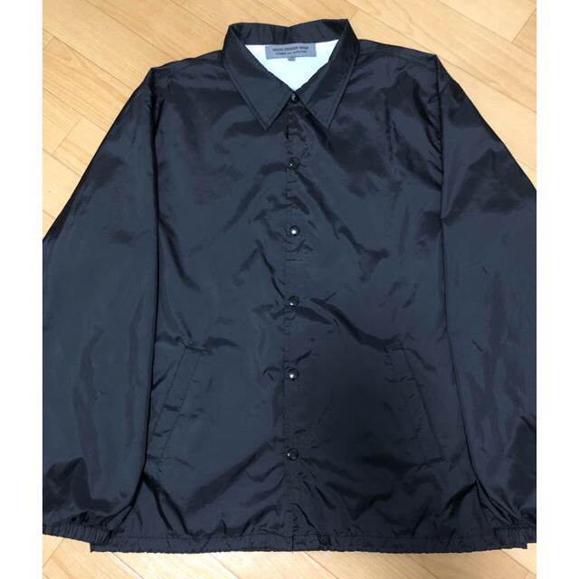 BLACK COMME des GARCONS(ブラックコムデギャルソン)のBLACK COMME des GARCONS コーチジャケット 黒 M メンズのジャケット/アウター(ナイロンジャケット)の商品写真