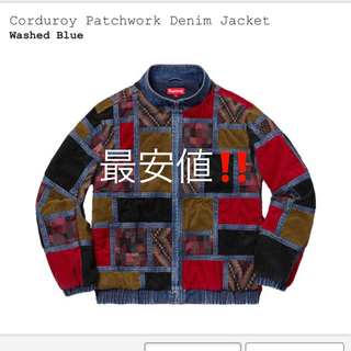 シュプリーム(Supreme)の【M】 corduroy patchwork denim jacket (Gジャン/デニムジャケット)