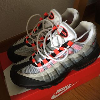 ナイキ(NIKE)のAIR MAX95 ソーラーレッド(スニーカー)