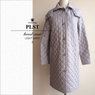 プラステ(PLST)のPLST フード付キルティングコート♡(ダッフルコート)