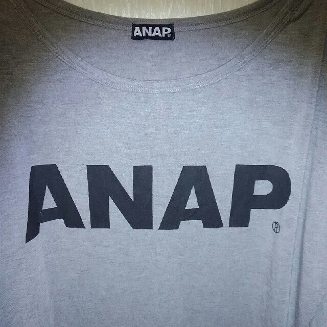 ANAP(アナップ)のANAP ロゴチュニックカットソー レディースのトップス(カットソー(長袖/七分))の商品写真