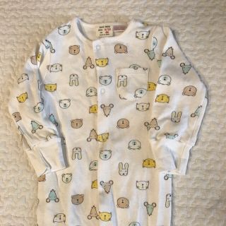 ザラキッズ(ZARA KIDS)のZARA 水通しのみ 足つきベビーロンパース12M(ロンパース)