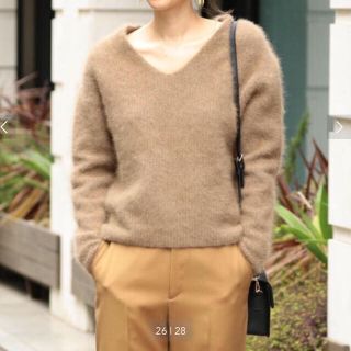 ビューティアンドユースユナイテッドアローズ(BEAUTY&YOUTH UNITED ARROWS)の【kikiさま用】ヘアリー畦Vネックニット(ニット/セーター)