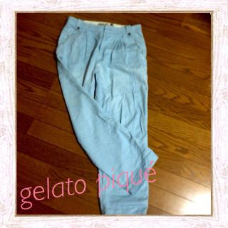 ジェラートピケ(gelato pique)のgelato piqué ワイドパンツ＊(カジュアルパンツ)