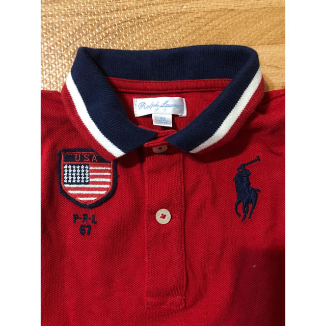 Ralph Lauren(ラルフローレン)のローレン✩ポロシャツ ロンパース✧ [サイズ 6months] キッズ/ベビー/マタニティのベビー服(~85cm)(ロンパース)の商品写真