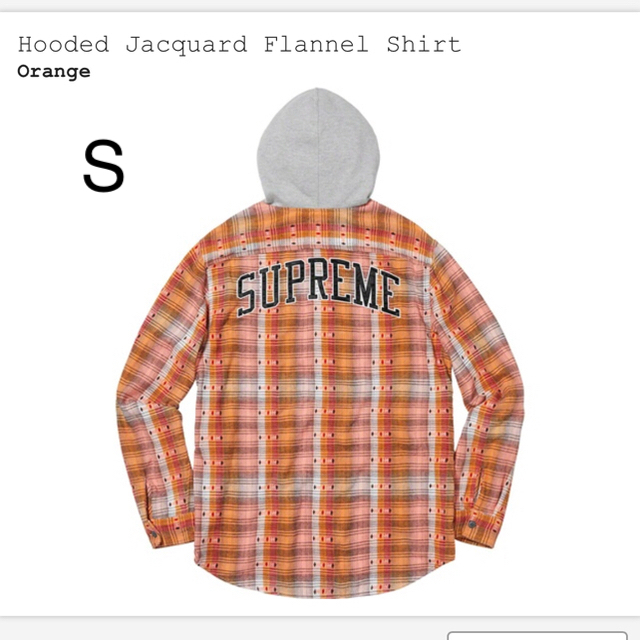 【S】Hooded Jacquard Flannel Shirtメンズ