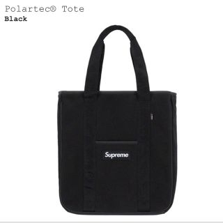 シュプリーム(Supreme)のsupreme polartec tote bag black ブラック 黒(トートバッグ)