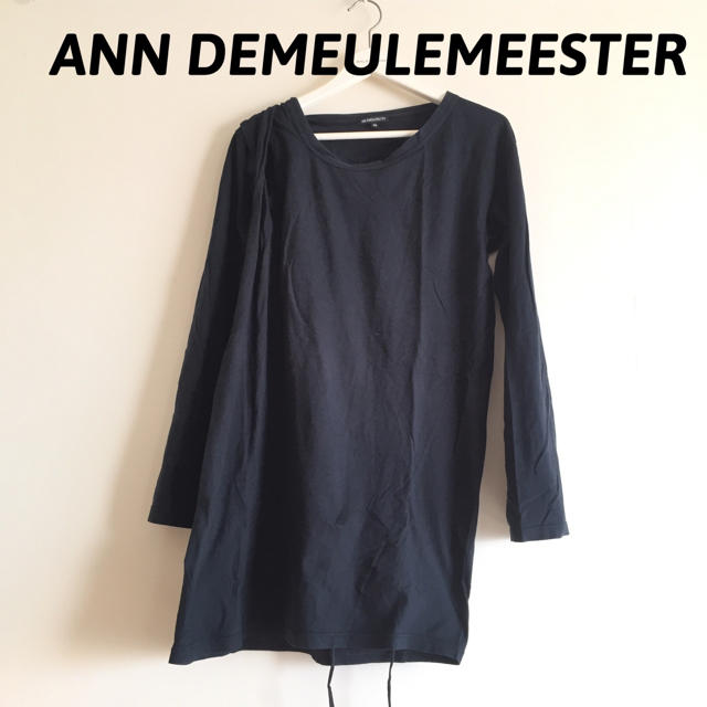 Ann Demeulemeester(アンドゥムルメステール)のANN DEMEULEMEESTER 変形ロングカットソー 36 アン レディースのトップス(シャツ/ブラウス(長袖/七分))の商品写真