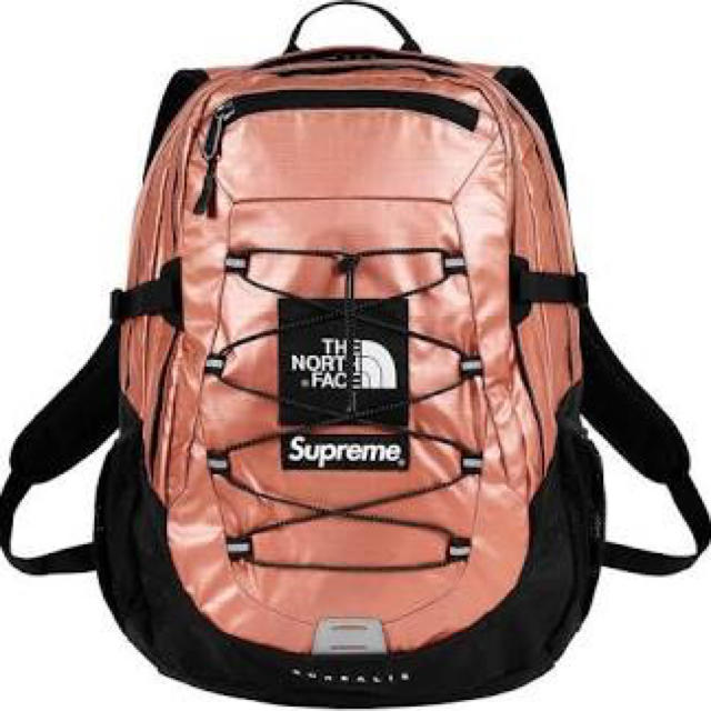 Supreme Northface Rose Gold Backpackバッグ