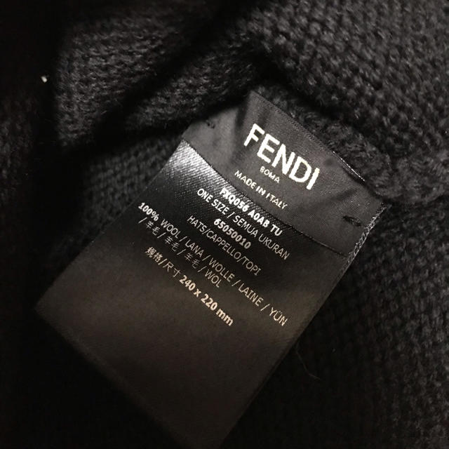 FENDI ニット帽の通販 by たかと's shop｜フェンディならラクマ - fendi SALE