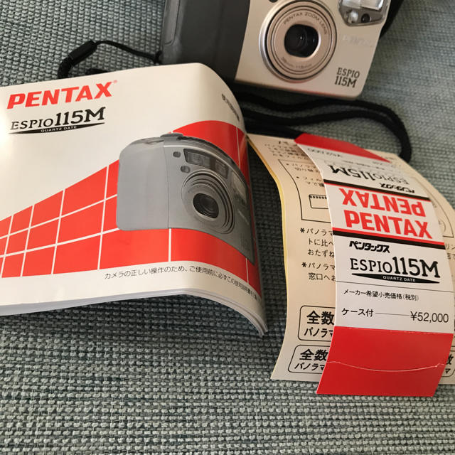 PENTAX(ペンタックス)の専用☆【Pentax】ESPIO115M （説明書・箱付き） スマホ/家電/カメラのカメラ(フィルムカメラ)の商品写真
