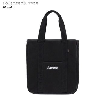 シュプリーム(Supreme)のsupreme polartec tote bag black ブラック 黒(トートバッグ)