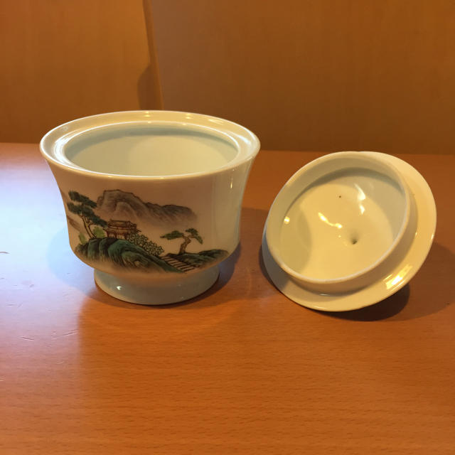 景徳鎮製 ティーカップ等セット インテリア/住まい/日用品のキッチン/食器(食器)の商品写真