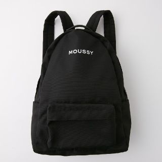 マウジー(moussy)のMOUSSY　リュック　スーベニア　ブラック(リュック/バックパック)