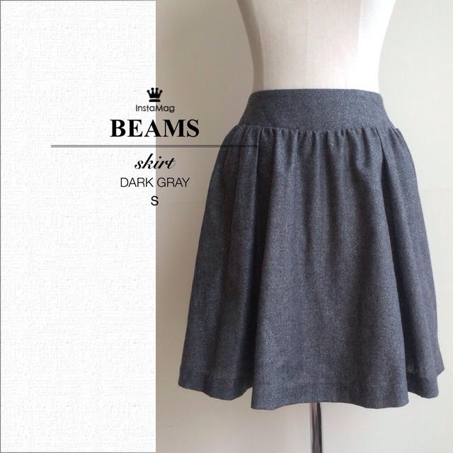 BEAMS(ビームス)のBEAMS 美品 ラメフレアスカート♥︎ レディースのスカート(ミニスカート)の商品写真