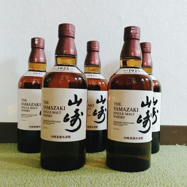 サントリー(サントリー)の山崎1923 700ml 5本セット 食品/飲料/酒の酒(ウイスキー)の商品写真