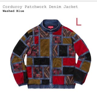 シュプリーム(Supreme)のL  Corduroy Patchwork Denim Jacket(Gジャン/デニムジャケット)