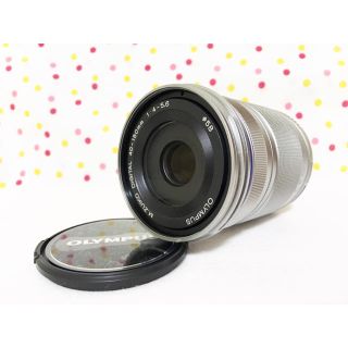 オリンパス(OLYMPUS)のOLYMPUS❤️新品 望遠レンズ M.ZUIKO  40-150 シルバー(レンズ(ズーム))