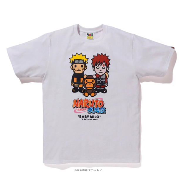 ABATHING APE×NARUTO Tシャツ