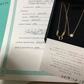 ティファニー(Tiffany & Co.)の【らん様専用】一粒ダイヤネックレス(ネックレス)