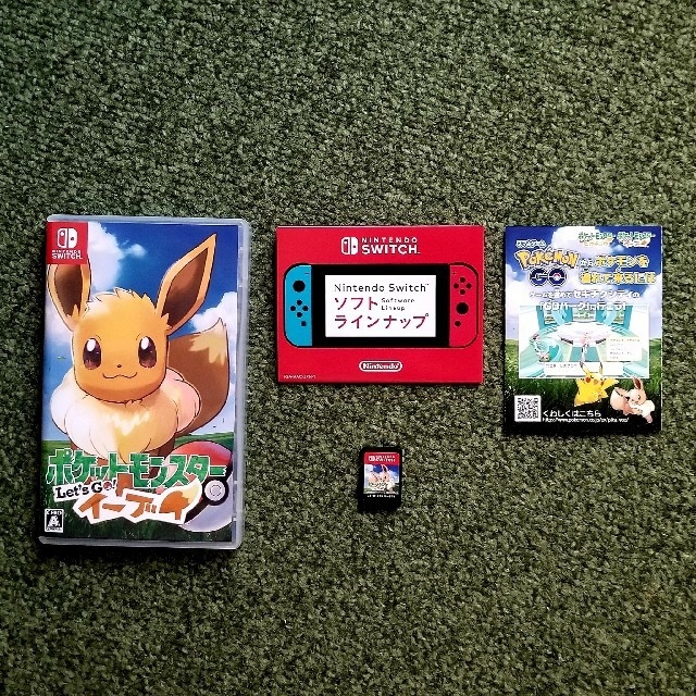 Nintendo Switch(ニンテンドースイッチ)のポケットモンスター Let's Goイーブイ エンタメ/ホビーのゲームソフト/ゲーム機本体(家庭用ゲームソフト)の商品写真