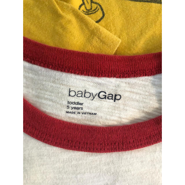 babyGAP(ベビーギャップ)のbaby GAP ロンＴ  2点セット キッズ/ベビー/マタニティのキッズ服男の子用(90cm~)(Tシャツ/カットソー)の商品写真