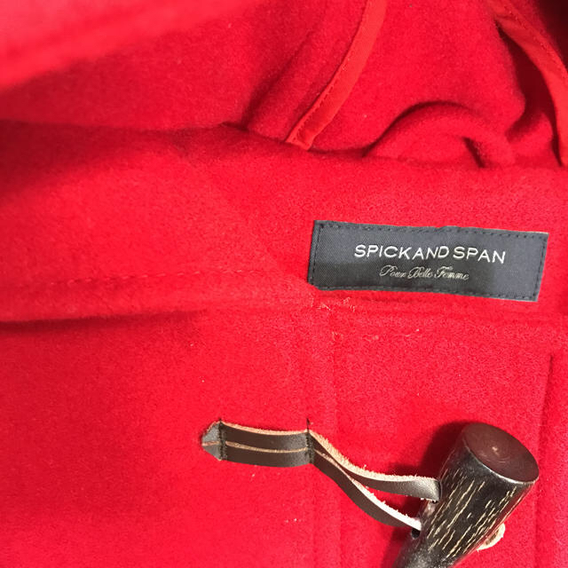 Spick & Span(スピックアンドスパン)の38 赤コート レディースのジャケット/アウター(ロングコート)の商品写真