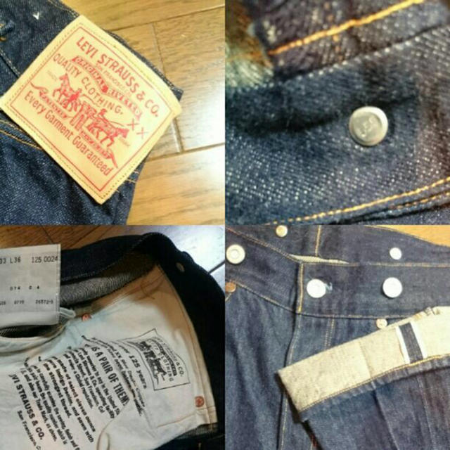 Levi's(リーバイス)のリーバイス 125周年1880年代モデル LEVI'S  LVC DENIME メンズのパンツ(デニム/ジーンズ)の商品写真