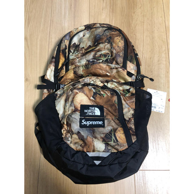 Supreme northface 枯葉 バックパック