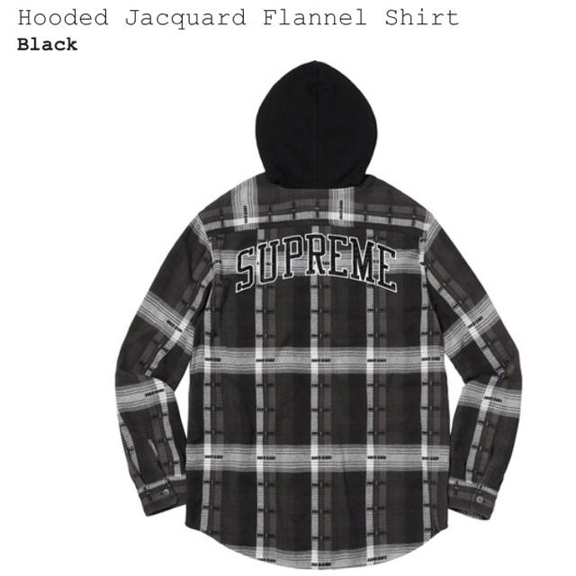 Supreme Hooded Jacquard Flannel Shirt