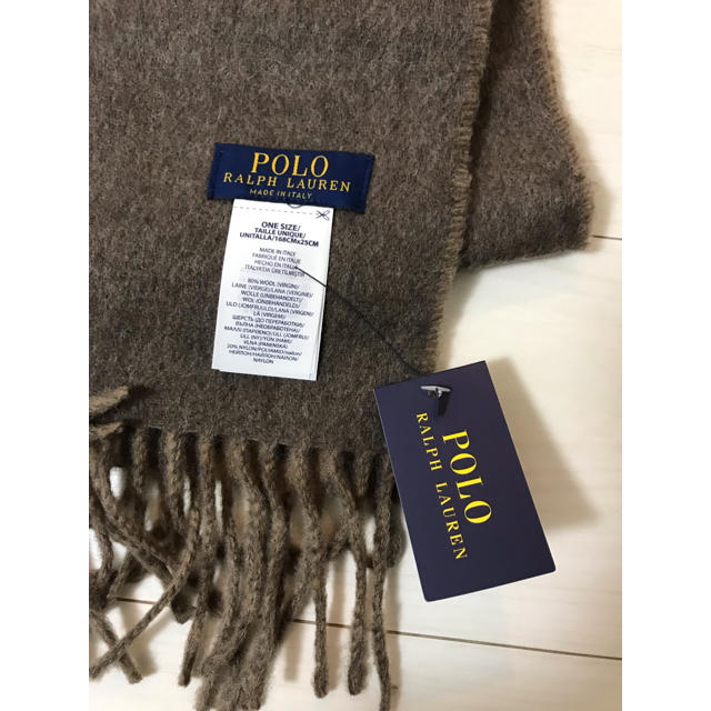 POLO RALPH LAUREN(ポロラルフローレン)の新品未使用 タグ付き  RALPH LAUREN リバーシブル マフラー メンズのファッション小物(マフラー)の商品写真