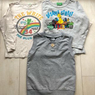 サンカンシオン(3can4on)の120㎝  3点セット(Tシャツ/カットソー)