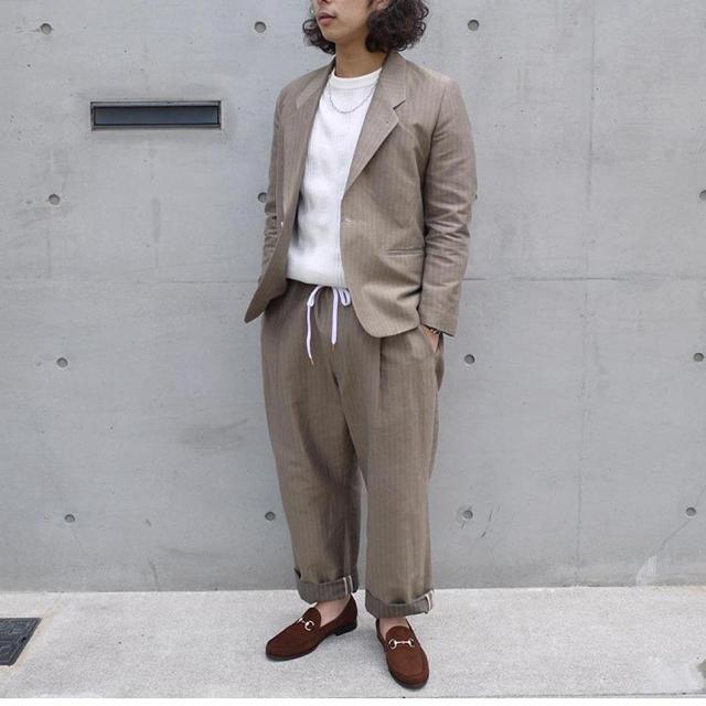 SASQUATCHfabrix.(サスクワッチファブリックス)のsasquatchfabrix 17ss セットアップ stripe 50's メンズのジャケット/アウター(テーラードジャケット)の商品写真