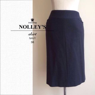 ノーリーズ(NOLLEY'S)のNOLLEY’S ウールフラノスカート(ひざ丈スカート)