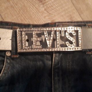 リーバイス(Levi's)の【新品】【しぶロゴ】リーバイス　ベルト　シルバーグレー(ベルト)