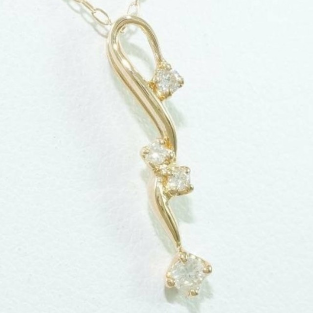 未使用/k18/0.18ct/ダイヤモンドネックレス